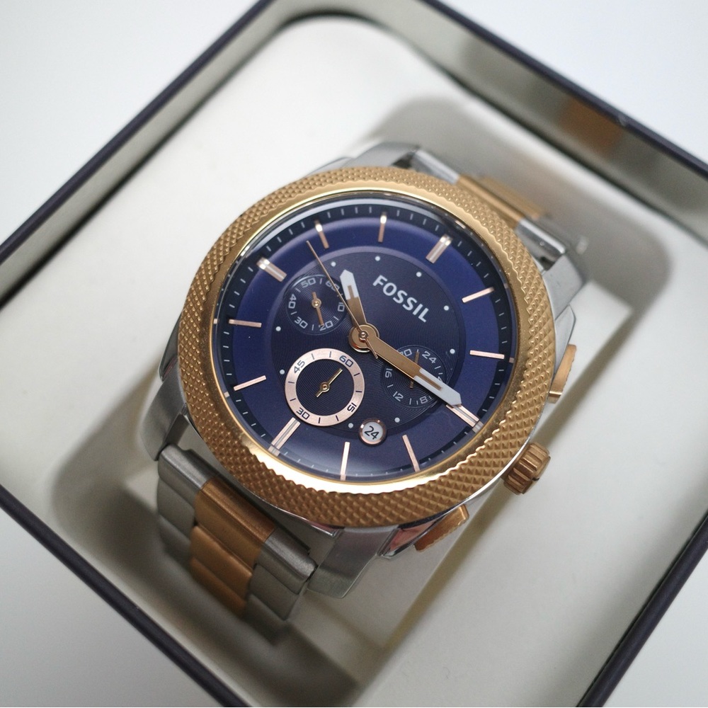 Fossil Men's FS5037 Rose Gold Stainless-Steel Quartz Watch